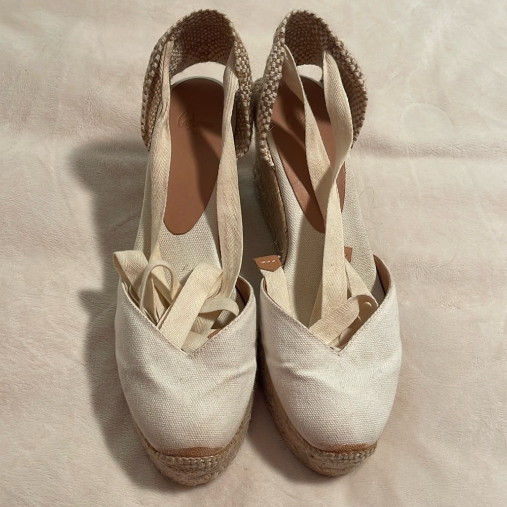 CASTAÑER
Chiara 80 canvas wedge